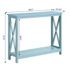 Table Console Breighton Home Xavier avec Étagère