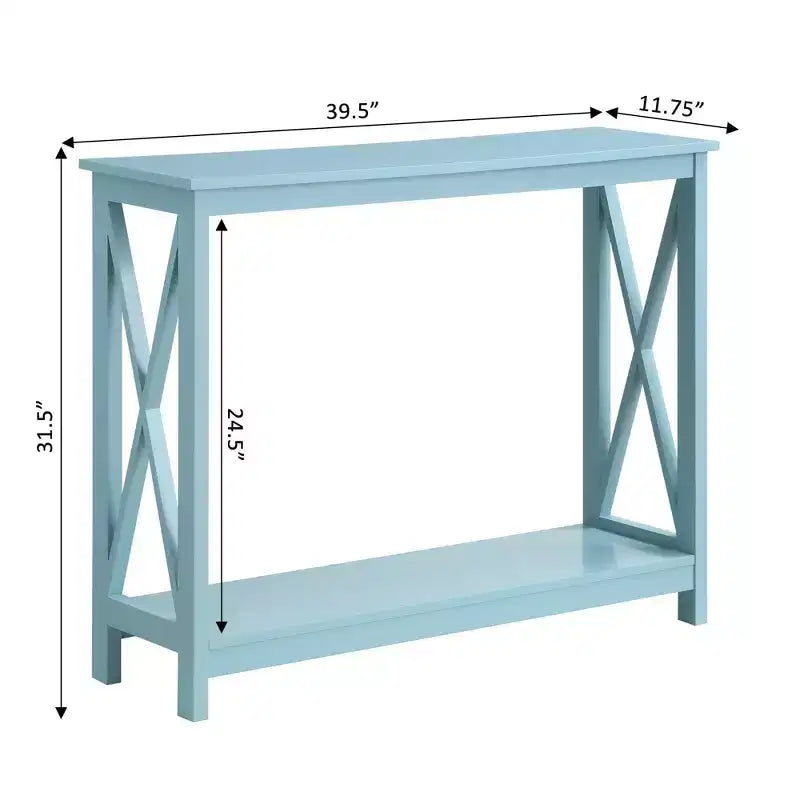 Table Console Breighton Home Xavier avec Étagère