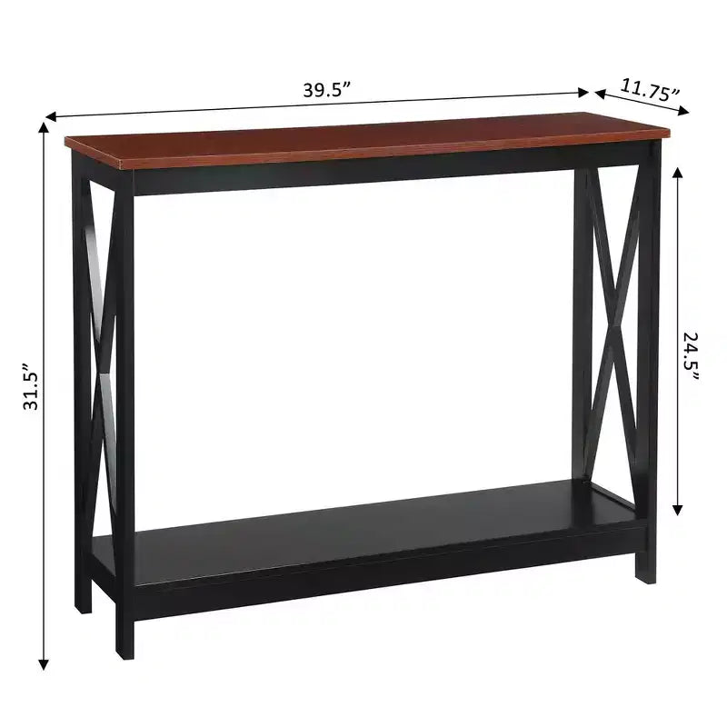 Table Console Breighton Home Xavier avec Étagère