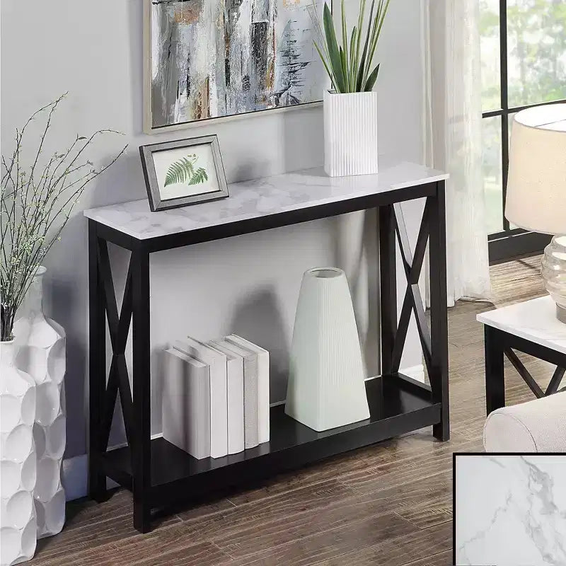 Table Console Breighton Home Xavier avec Étagère