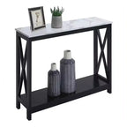 Table Console Breighton Home Xavier avec Étagère