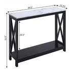 Table Console Breighton Home Xavier avec Étagère