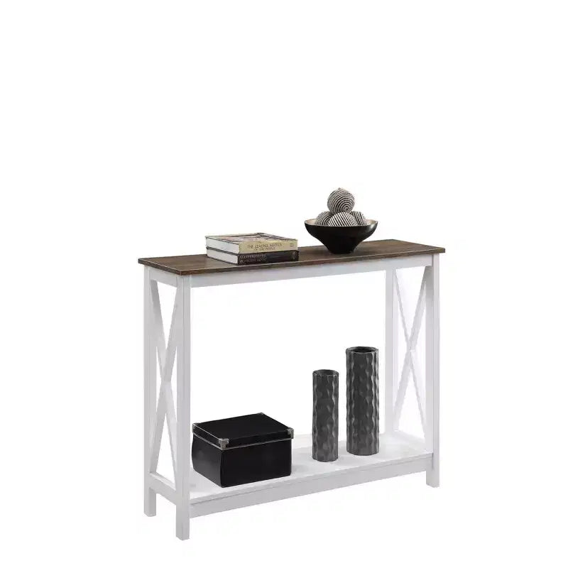 Table Console Breighton Home Xavier avec Étagère