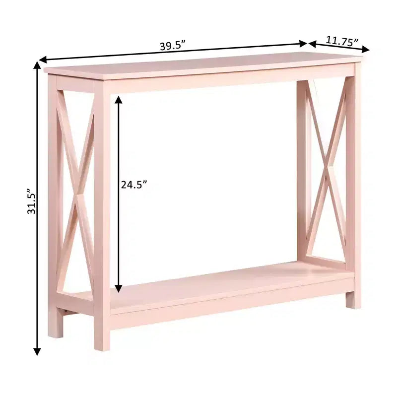 Table Console Breighton Home Xavier avec Étagère