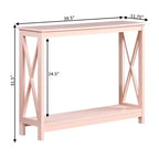 Table Console Breighton Home Xavier avec Étagère