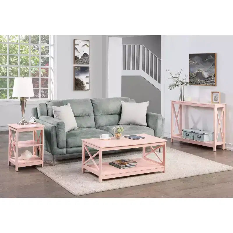 Table Console Breighton Home Xavier avec Étagère