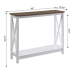 Table Console Breighton Home Xavier avec Étagère