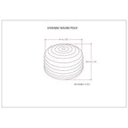Pouf Anna Round - WyndenHall