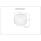 Pouf Anna Round - WyndenHall