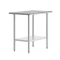 Flash Furniture Stainless Steel 18 Gauge Prep and Work Table with Undershelf - NSF Certified