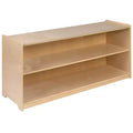 Flash Furniture Wooden School Classroom Storage Cabinet for Commercial or Home Use - Safe, Kid Friendly Design (Natural)