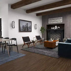 Lot de 2 Chaises d'Appoint Contemporaines en Acajou - Olivia & May