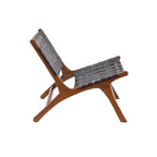 Lot de 2 Chaises d'Appoint Contemporaines en Acajou - Olivia & May