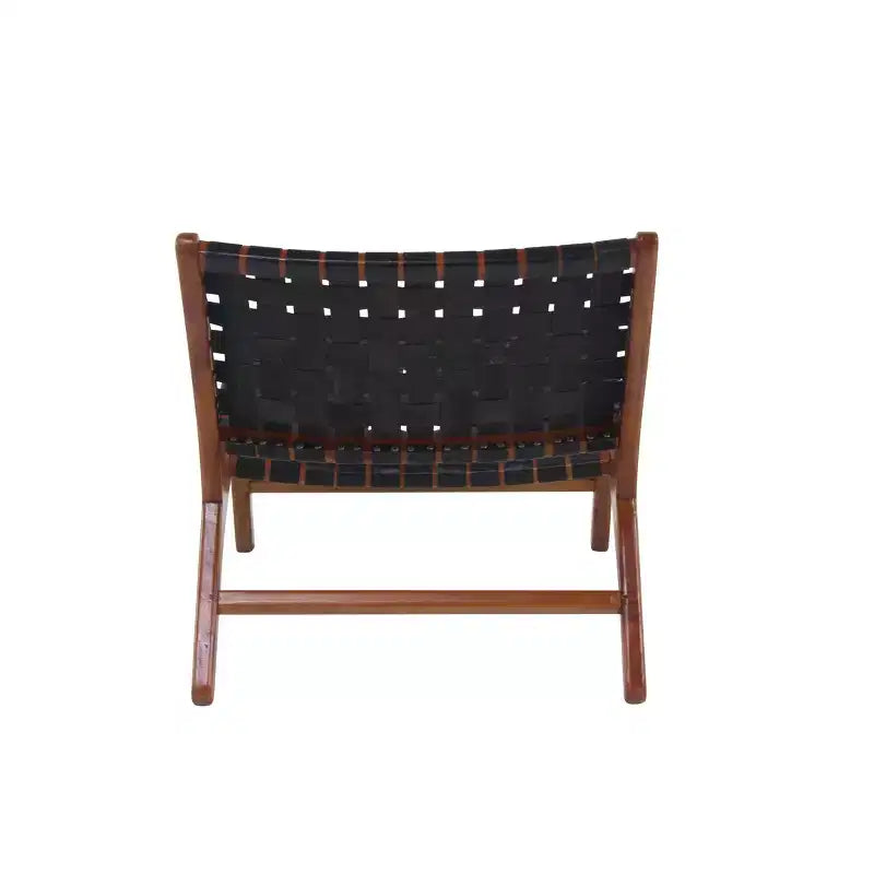 Lot de 2 Chaises d'Appoint Contemporaines en Acajou - Olivia & May