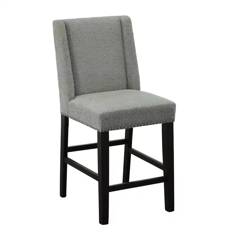 Carolina Living - Lot de 2 tabourets de bar rembourrés Laurant, hauteur comptoir, 61 cm