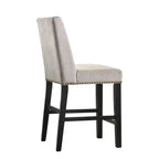 Carolina Living - Lot de 2 tabourets de bar rembourrés Laurant, hauteur comptoir, 61 cm