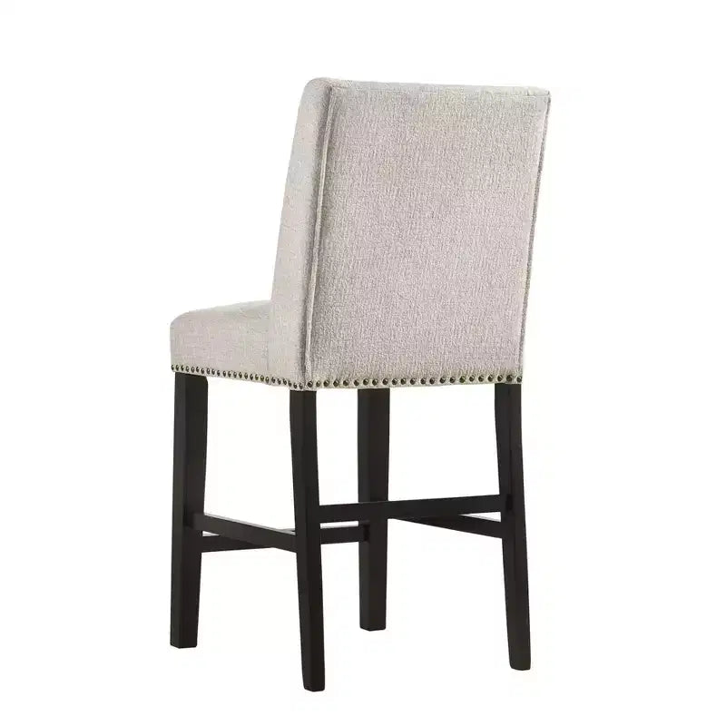 Carolina Living - Lot de 2 tabourets de bar rembourrés Laurant, hauteur comptoir, 61 cm
