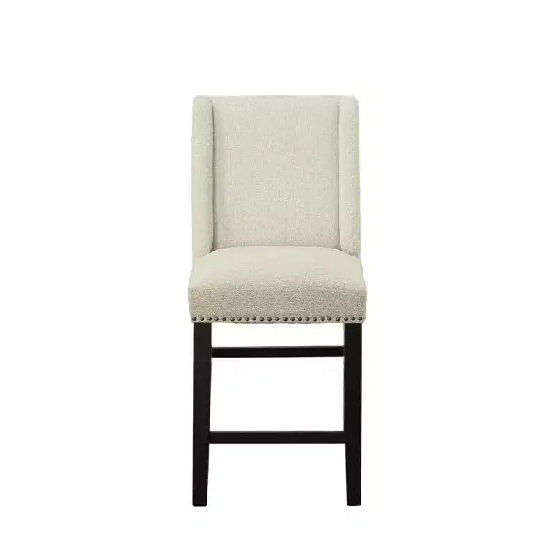 Carolina Living - Lot de 2 tabourets de bar rembourrés Laurant, hauteur comptoir, 61 cm