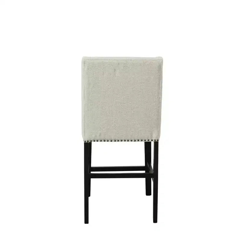 Carolina Living - Lot de 2 tabourets de bar rembourrés Laurant, hauteur comptoir, 61 cm