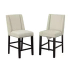 Carolina Living - Lot de 2 tabourets de bar rembourrés Laurant, hauteur comptoir, 61 cm