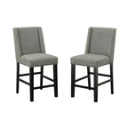 Carolina Living - Lot de 2 tabourets de bar rembourrés Laurant, hauteur comptoir, 61 cm