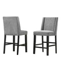 Carolina Living Set of 2 24 Laurant Upholstered Counter Height Barstools
