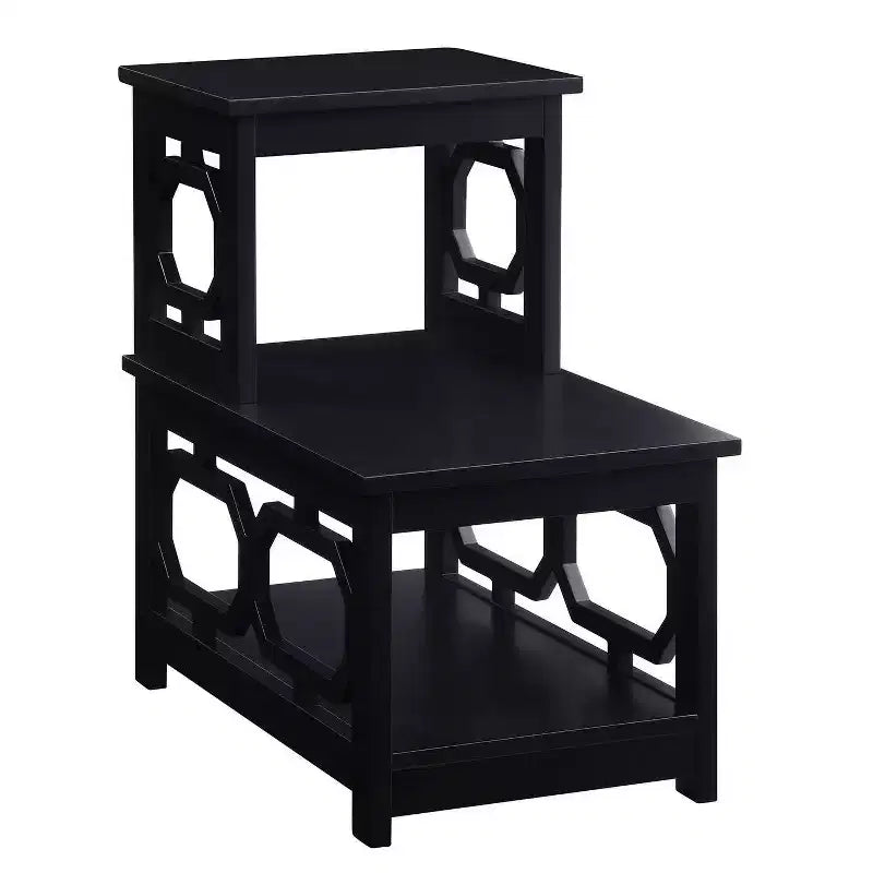 Omega 2 Step Chairside End Table - Breighton Home