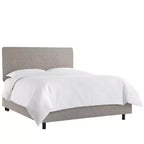 Skyline Furniture Olivia Linen Upholstered Bed