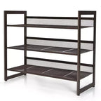 Costway Étagère à Chaussures 2\3\4 Niveaux Ajustable à Plat ou Incliné Organisateur Support de Rangement