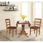 Table à manger à rabats 42 Albion avec 4 chaises Madrid Ladderback – International Concepts