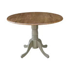 Table à manger à rabats 42 Albion avec 4 chaises Madrid Ladderback – International Concepts