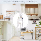 Costway Coiffeuse Blanche avec Tabouret et Tiroir