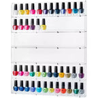 Présentoir de rangement pour vernis à ongles transparent - Peut contenir jusqu'à 102 flacons - Homeitusa