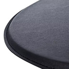 HOMCOM Table bistrot ronde classique 25 po réglable en cuir synthétique chromé sur pied