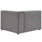 Fauteuil d'angle droit en cuir vegan Mingle - Modway