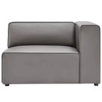 Fauteuil d'angle droit en cuir vegan Mingle - Modway