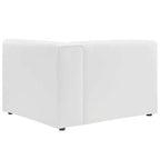 Fauteuil d'angle droit en cuir vegan Mingle - Modway