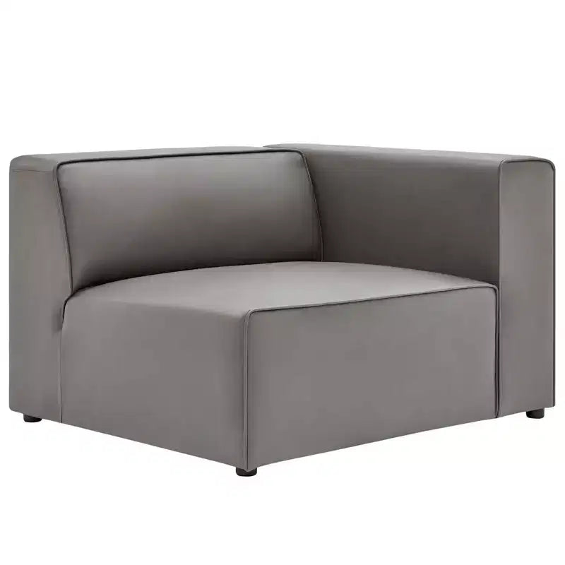Mingle Vegan Leather Right Armchair - Modway