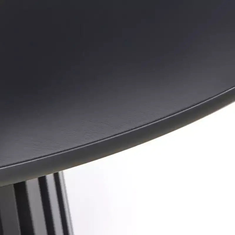 Lifestorey Pavia Table à manger ronde sur pied, style moderne du milieu du siècle