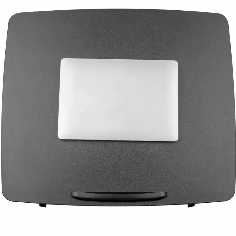 Pupitre mobile inclinable Cruizer 360 avec réglage pneumatique de la hauteur, support noir Steady