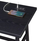 Bureau tréteau Designs2Go avec station de recharge et étagères - Breighton Home
