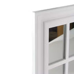 Miroir mural carré Northlight Mullions Windowpane – 16,5 – Blanc