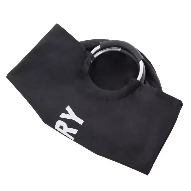 Panier à linge, Grand sac à linge pliable en toile avec poignées rondes pour un transport pratique par Hastings Home (pour la maison, la chambre d'enfant et les dortoirs)