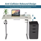 Bureau debout électrique Costway, réglable en hauteur, à double moteur
