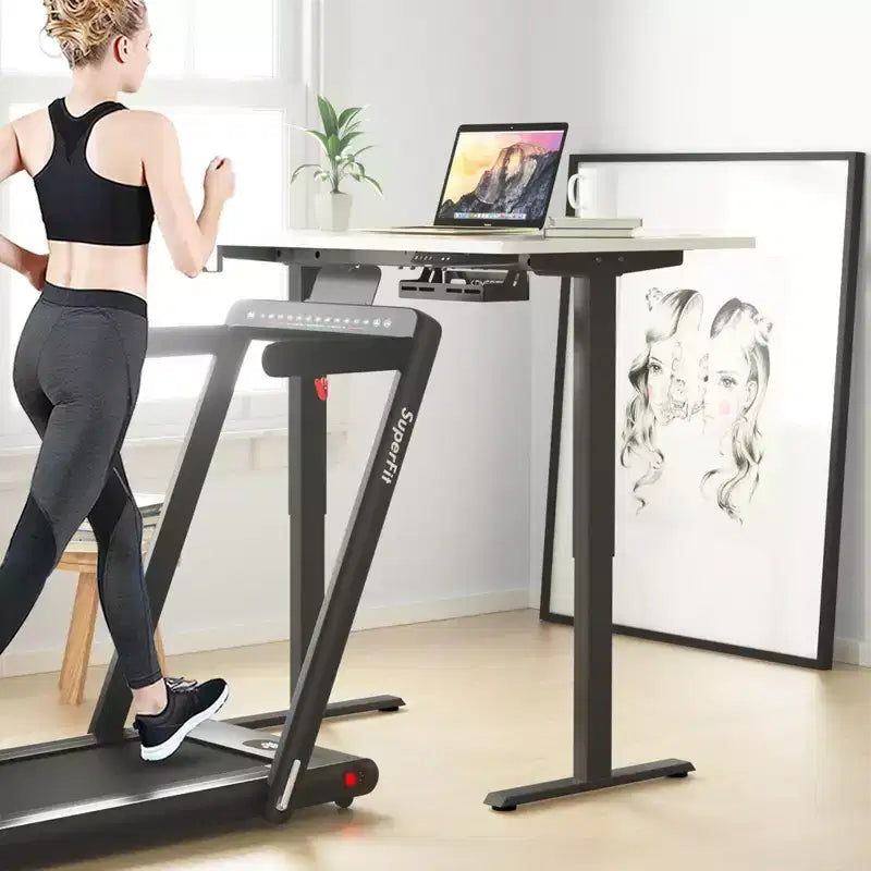 Bureau debout électrique Costway, réglable en hauteur, à double moteur