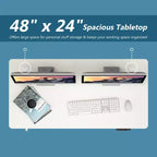 Bureau debout électrique Costway, réglable en hauteur, à double moteur