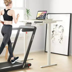 Bureau debout électrique Costway, réglable en hauteur, à double moteur