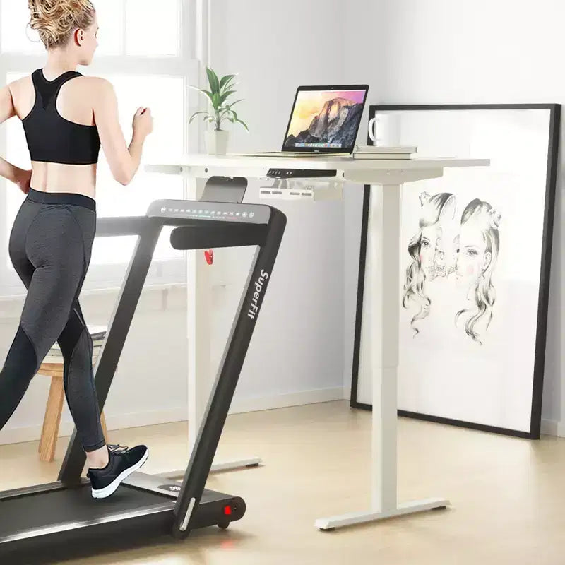 Bureau debout électrique Costway, réglable en hauteur, à double moteur