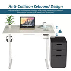 Bureau debout électrique Costway, réglable en hauteur, à double moteur