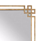 Miroir mural accent rectangulaire Uttermost, cadre ouvert en métal doré plaqué, style industriel, 23" de large, pour salle de bain, chambre à coucher, salon